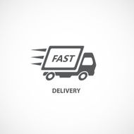 Delivery icon silhouette