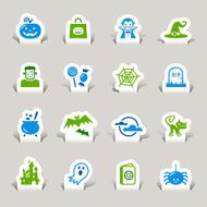 Paper Cut - Halloween Icons