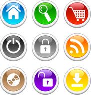 Glossy buttons N10