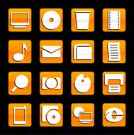 Set of buttons N5