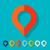 Flat design handshake N20
