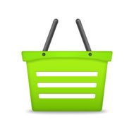Green Shopping Basket N2