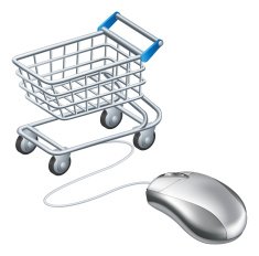 Online shopping cart mouse