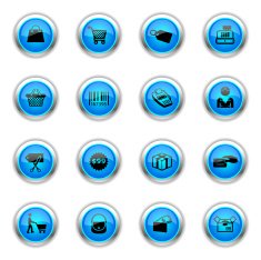 Blue Icons - Shopping
