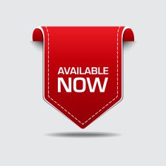 Available Now Label Icon Set N3