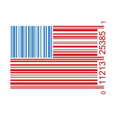 United States Bar Code Illustration