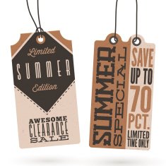Summer Sales Hang Tags N19
