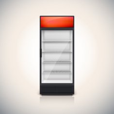 Fridge with glass door N3