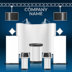 Exhibition stand blank