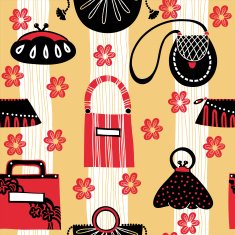 Red And Black Bag Pattern N2