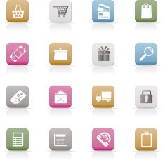 Online shop icons N20