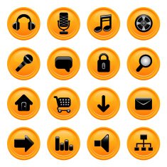 Media and Internet Icons (vector)