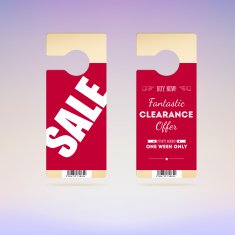 Set of tags sale and special offer