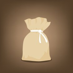 Simple purse on a background N2