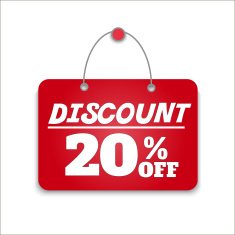 Sign board discount N5