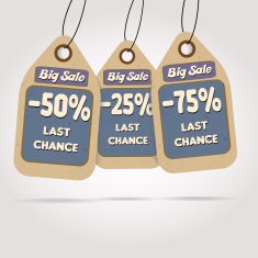 Big sale stickers