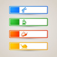 Sticker Label food set N6