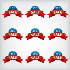 sale labels and tags
