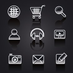 web site icon set
