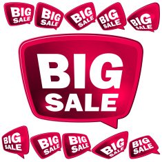 big Sale tags EPS10