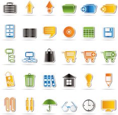 Business and Office icons N131