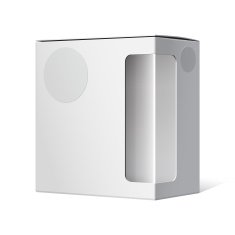 White Package Box with a transparent window N2