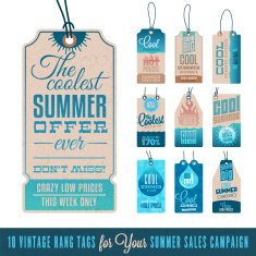 Summer Sales Hang Tags N21