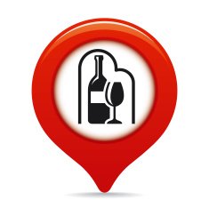 Wine shop map pointer