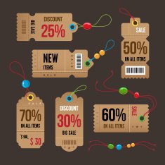 Price Tag Vector N3