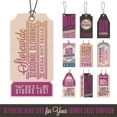 Summer Sales Hang Tags N22