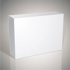 Package white box design template for your package design N5