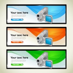 Collection of advertising banners N3