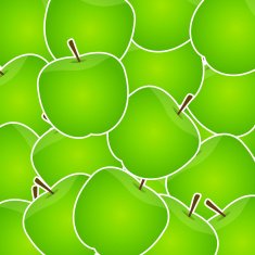 Apples sweet background vector illustration N2