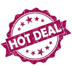 hot deal red round seal