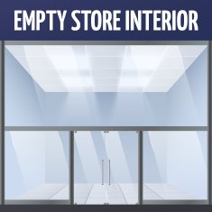 Empty store interior