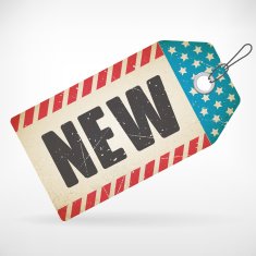 American Realistic paper new price tag