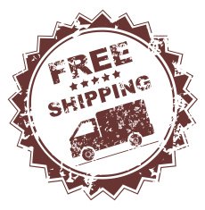 Free Shipping Retail Promotion Stamp