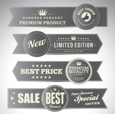vintage business banners set N22