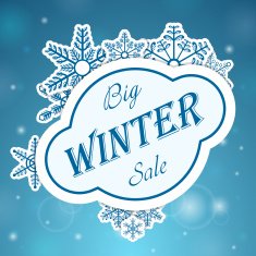 Big whinter sale on snowflake