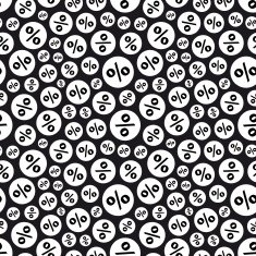 Percents Seamless pattern N2