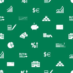 financial and money pattern eps10