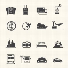 Travel Icons Set N25