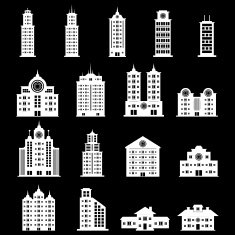 Building set 6 - White series