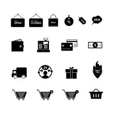Shopping Icon Set N95