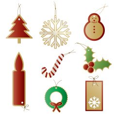 christmas gift tags N9