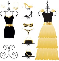 Black and Gold Fashion N2