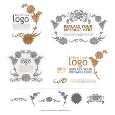 Labels Frames and Banners - Illustration thai art N12