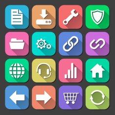 Website and internet icons set 1