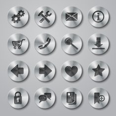 Website Icons Metal