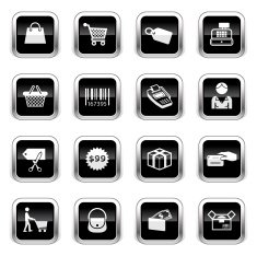 Supergloss Black Icons - Shopping